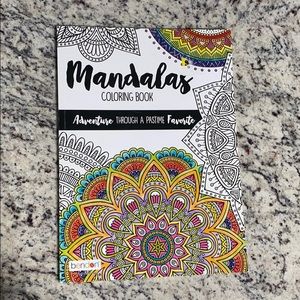 Mandalas Coloring Book and 10 Piece Colored Pencil